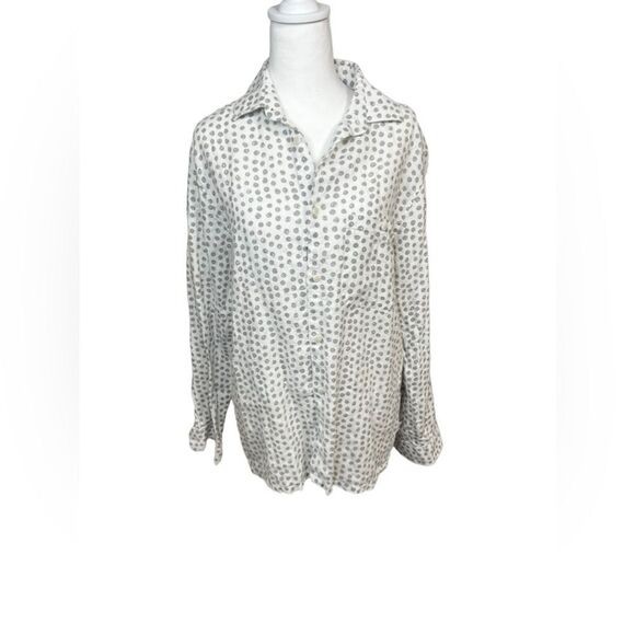 Ted Baker
Men's White Aillon Linen Shirt white and cream polkadot 4 large - Picture 2 of 12